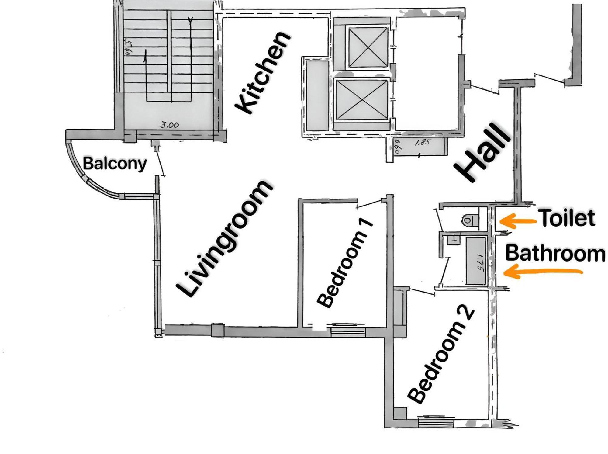 Downtown Big Apartment Tasjkent Eksteriør bilde